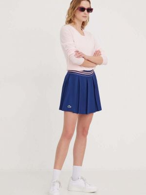 Mini suknja Lacoste plava