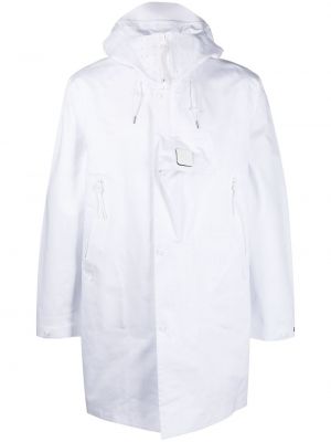 Płaszcz z kapturem C.p. Company biały