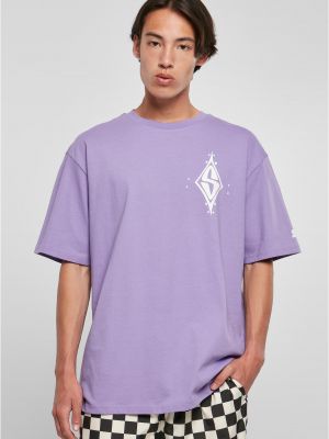Polo marškinėliai su paisley raštu Starter Black Label violetinė