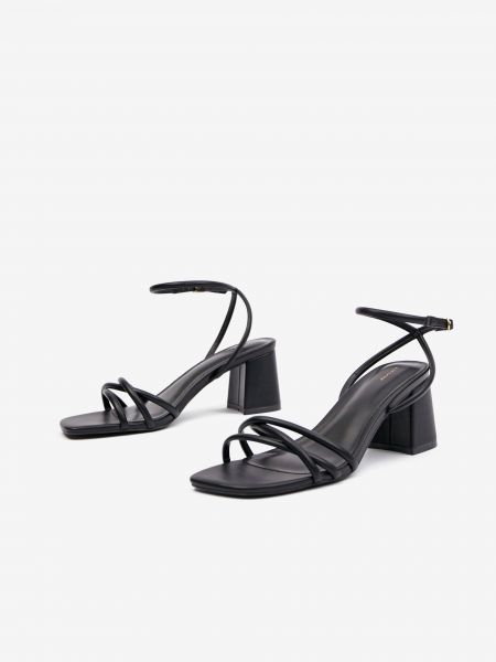 Sandály na podpatku Orsay černé