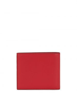 Kožená peněženka Dolce & Gabbana červená
