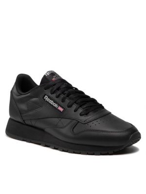 Bőr sneakers Reebok Classic Leather fekete