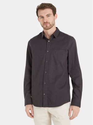 Priliehavá košeľa Calvin Klein sivá