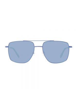 Okulary przeciwsłoneczne Hackett niebieskie