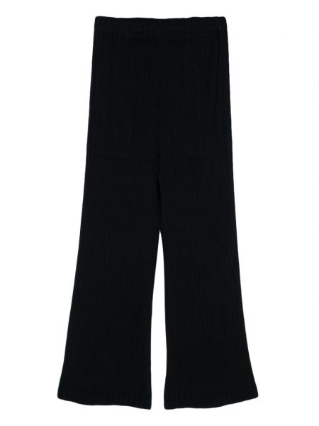 Rovné kalhoty Issey Miyake černé