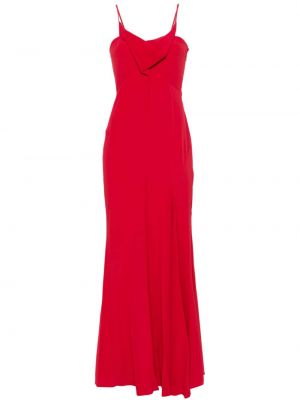 Večernja haljina bez rukava Isabel Marant crvena