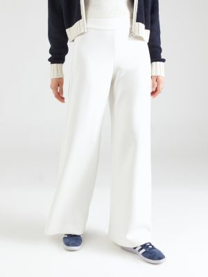 Широки панталони тип „марлен“ Max Mara Leisure бяло