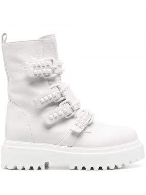 Botas con apliques Le Silla blanco