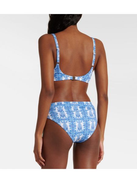 Bikini nyomtatás Melissa Odabash kék