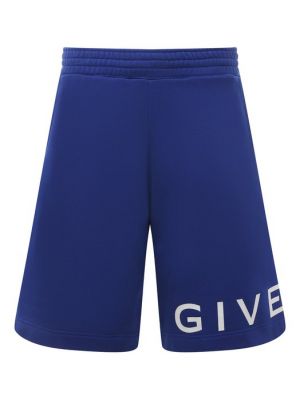 Хлопковые шорты Givenchy синие