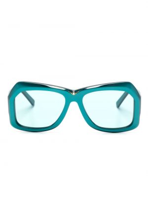 Слънчеви очила с принт Marni Eyewear синьо