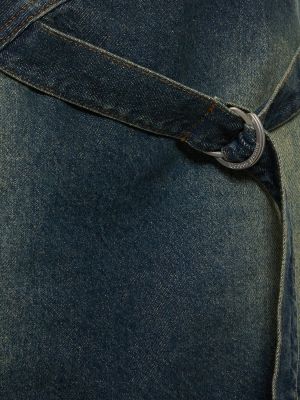 Gonna jeans di cotone Cannari Concept blu