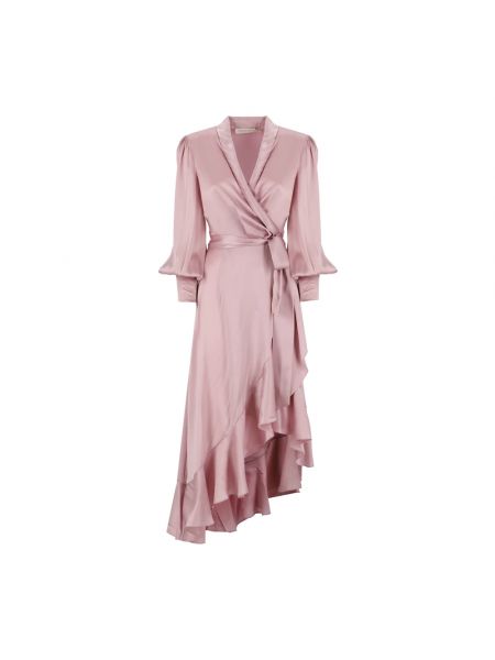 Kleid mit v-ausschnitt Zimmermann pink