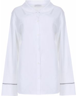 Трикотажная блузка Le Tricot Perugia, белая