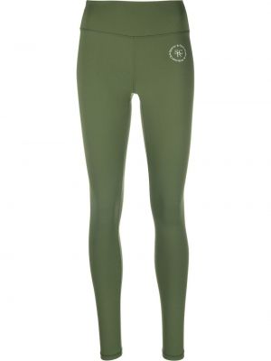 Leggings con stampa Sporty & Rich verde