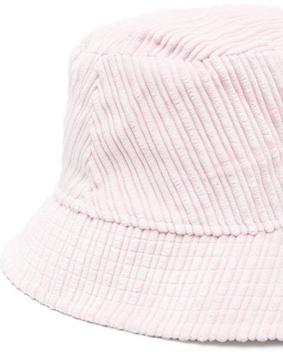 Pruhovaný klobouk Isabel Marant růžový