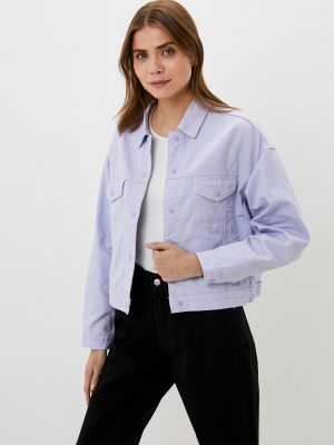 Джинсовая куртка Shu фиолетовая