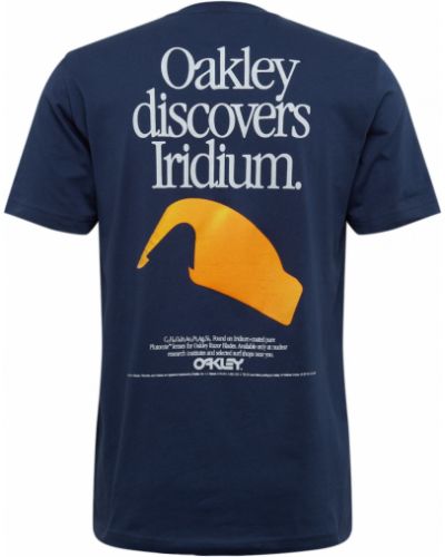 Športové tričko Oakley modrá