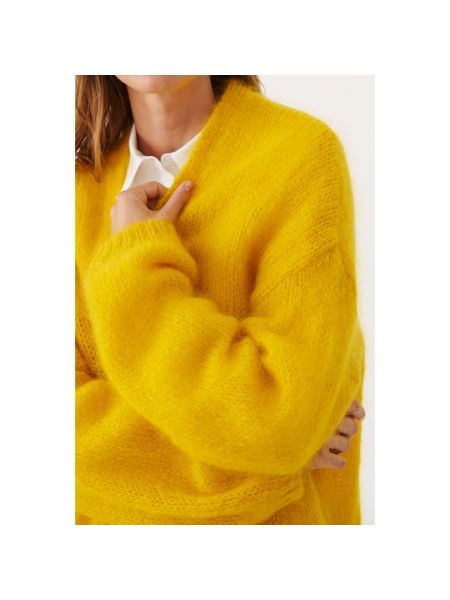 Moherowy sweter Part Two żółty