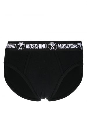 Bavlnené boxerky Moschino čierna
