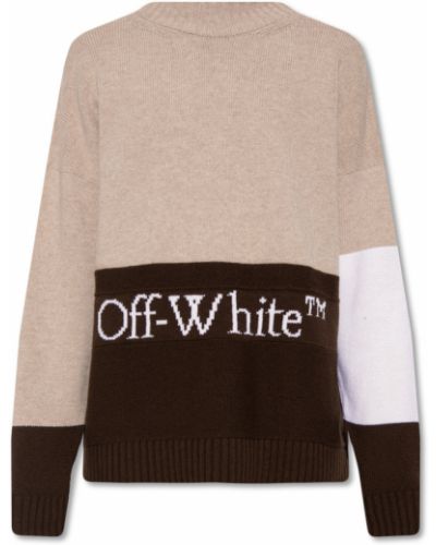 Sweter wełniany Off-white