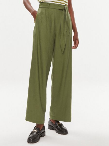 Pantalon large Tamaris Apparel vert
