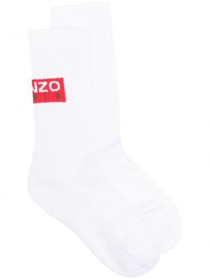 Чорапи с принт Kenzo бяло