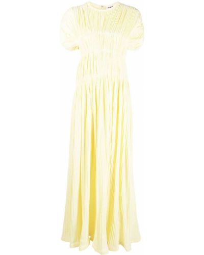 Maxi šaty Jil Sander, žlutá