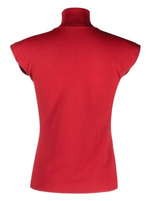 Caurspīdīgs t-krekls Genny sarkans