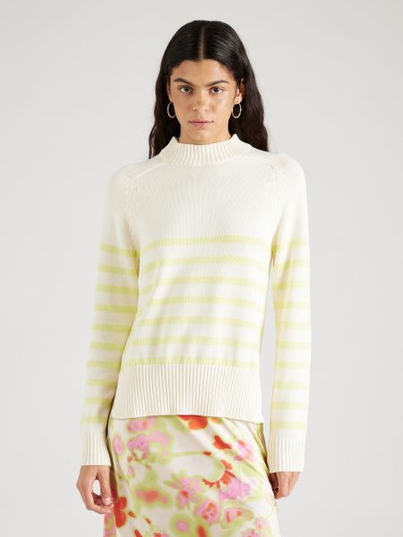 Памучен пуловер Ecoalf бяло