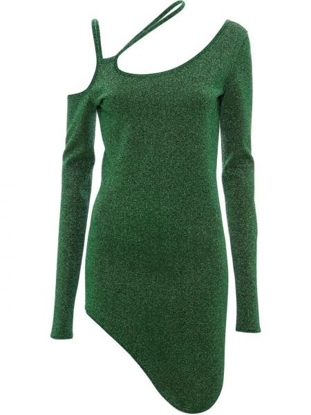 Ασύμμετρη φόρεμα Jw Anderson πράσινο