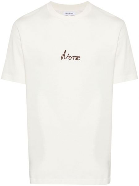 T-shirt mit stickerei Norse Projects