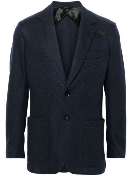 Strikket blazer Brioni blå