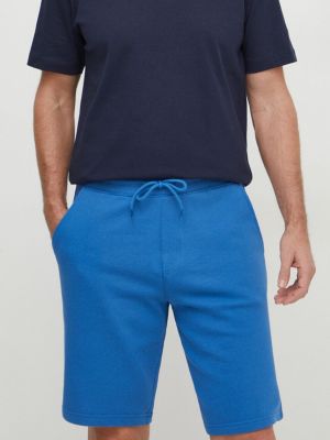 Pamut rövidnadrág United Colors Of Benetton kék