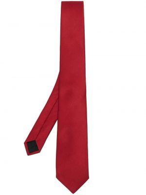 Копринена вратовръзка Lanvin червено