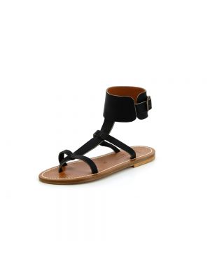 Sandale ohne absatz K.jacques schwarz