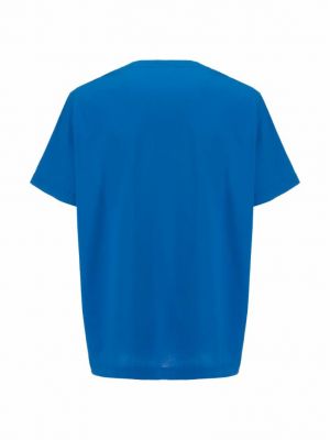 Хлопковая футболка Kiton синяя