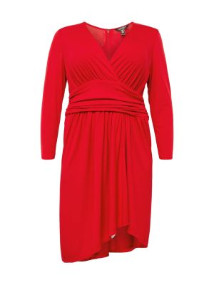 Φόρεμα Lauren Ralph Lauren Plus κόκκινο