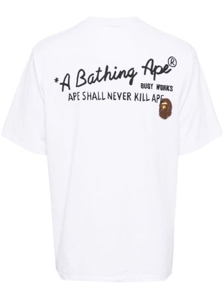 Koszulka bawełniana z nadrukiem A Bathing Ape®