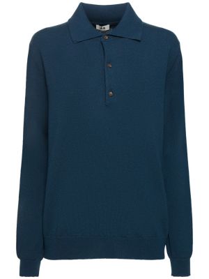 Camisa de cachemir Annagreta azul