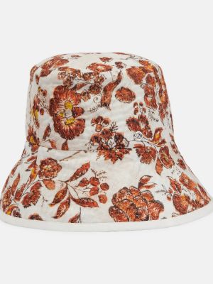 Двустранна шапка на цветя Loro Piana