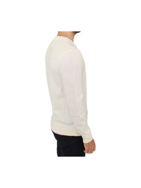 Jersey de lana de tela jersey Ermanno Scervino blanco