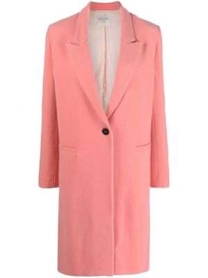 Kasmír gyapjú kabát Forte_forte rózsaszín
