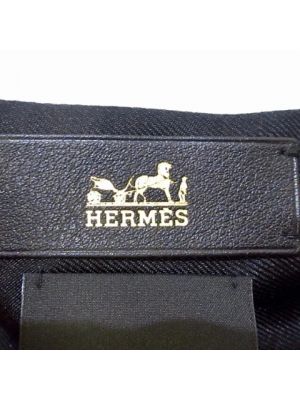 Szal Hermès Vintage czarna
