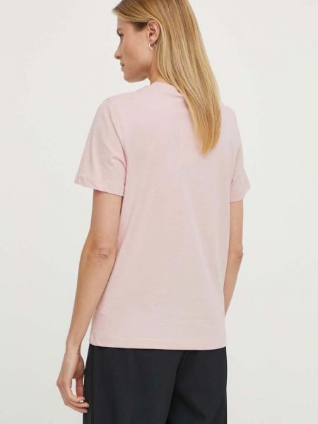 Bavlněné tričko Calvin Klein Jeans růžové