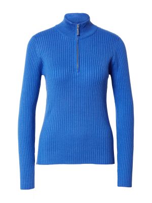 Nylonový priliehavý sveter na zips Soft Rebels - modrá