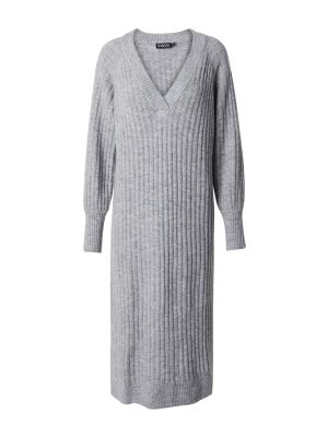 Pletené pletené šaty Soaked In Luxury sivá