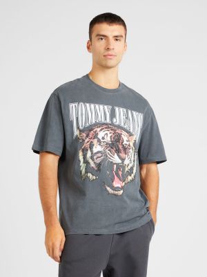 T-shirt a righe tigrate Tommy Jeans