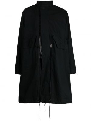 Palton cu fermoar Sacai negru