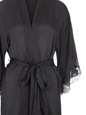 Robe en soie Kiki De Montparnasse noir
